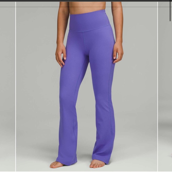 lululemon athletica Pants - Lululemon Nulu High-Rise Flare Pant - Charged indigo size 6